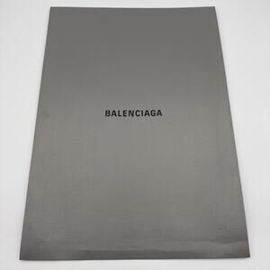 Authentic Balenciaga Empty Grey Gift Envelope / Document Sleeve 16,5 x 11,75”